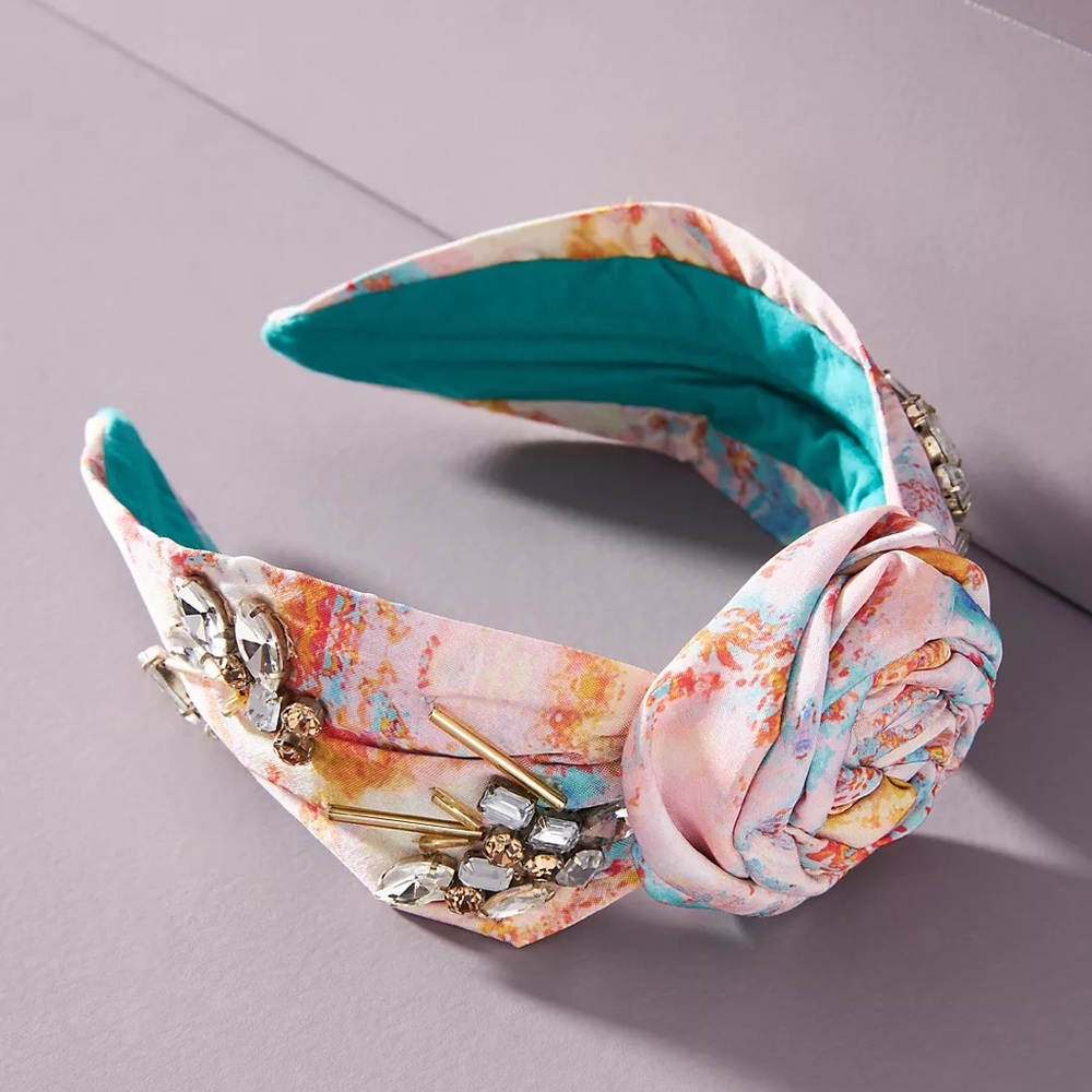 (Sold on another platform) Anthropologie rhinestone headband by Nam Josh
